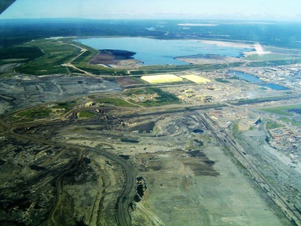 microbes tailings pond and tailings mine