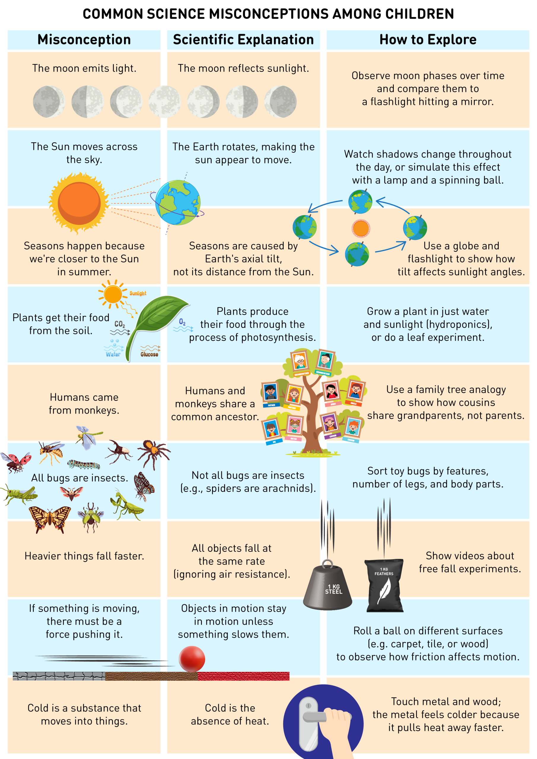 science, misconceptions