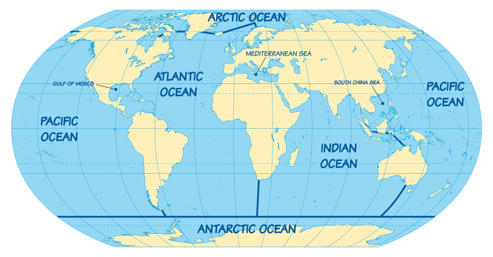 oceans, five oceans